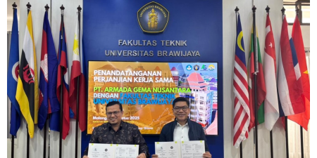 PT Armada Gema Nusantara (AGN) is partnering with the Faculty of Engineering at Brawijaya University for an internship program as part of the company's ESG commitment.